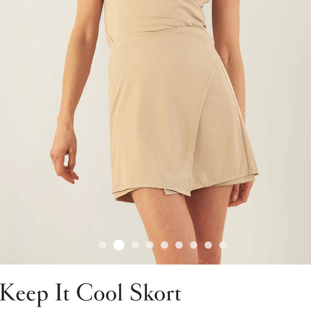 ADAY Keep it Cool Skort Sesame - M
